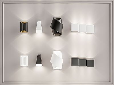 Modern wall lamp model