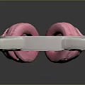 Cute Pink Over Ear Computer Headphones With Cat Ear Design For Kids