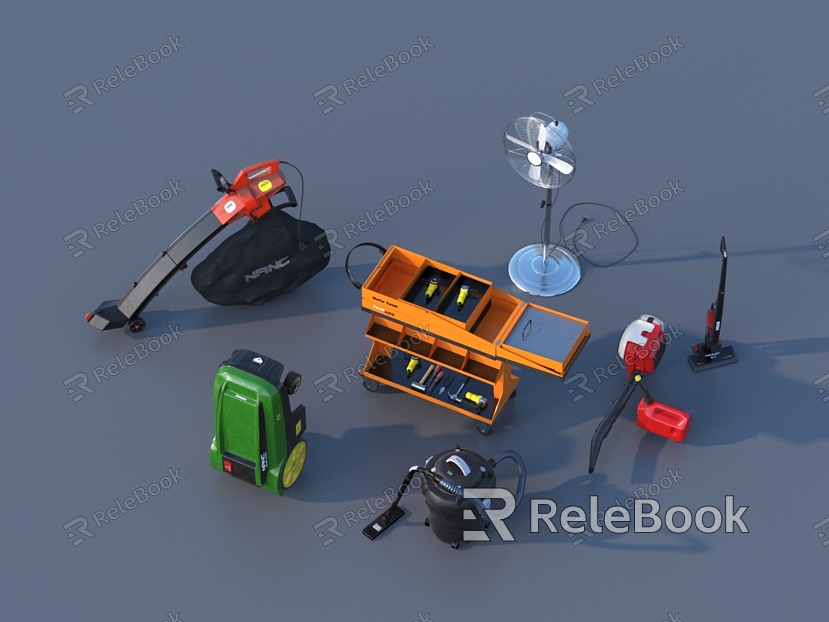 Hardware Tools Processing Tools 3D Model model