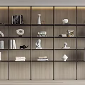 Modern Bookshelf 3d model