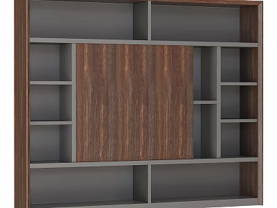 Modern Wooden Gray Table and Chair Set Featuring Multiple Compartments For Home Living Space 3d model