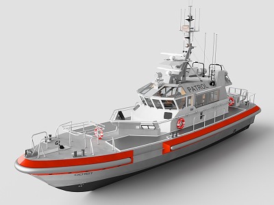 Patrol Boat Marine Patrol Boat Marine Patrol Boat Marine Patrol Department 3d model