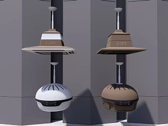 Modern mahjong lamp chandelier 3d model