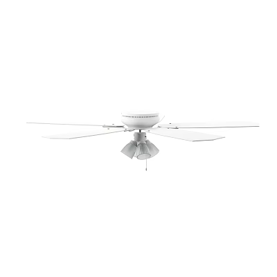 Modern White Ceiling Fan With Light Ceiling Mounted Design For Home Use 3d model Modern White Ceiling Fan With Light Ceiling Mounted Design For Home Use 3d model