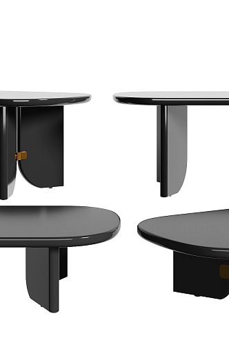 Table coffee table combination 3d model