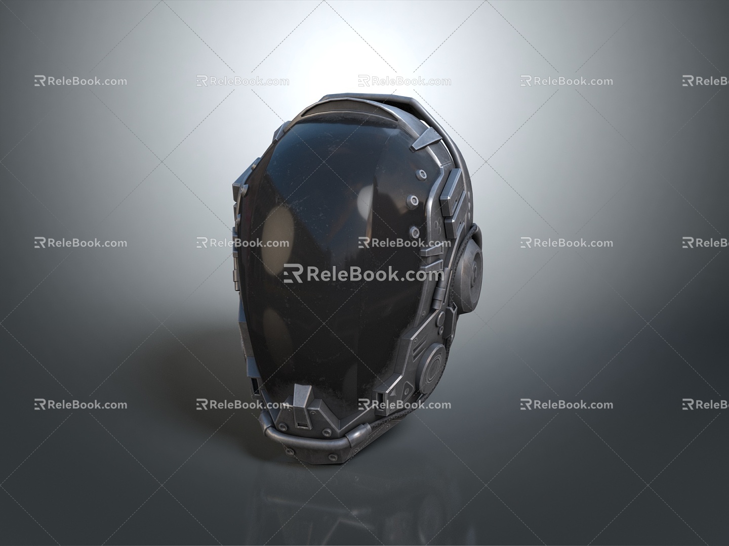 Sci-Fi Helmet Alien Helmet High Tech Helmet Game Helmet Helmet Helmet 3d model