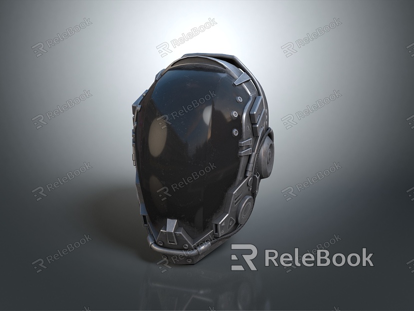 Sci-Fi Helmet Alien Helmet High Tech Helmet Game Helmet Helmet Helmet model