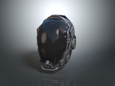 Sci-Fi Helmet Alien Helmet High Tech Helmet Game Helmet 3d model