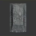 Gray Armored Military Tank Featuring Turret Tower And Heavy Track System Design