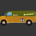 Modern Yellow Green Eco Bus With Reflective Body And City Transport Design
