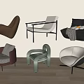 Various Modern Armchair Styles With Curved Shapes Different Colors And Comfortable Upholstery