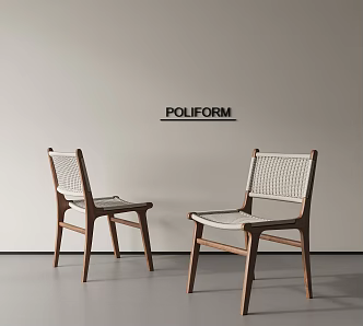 Dining Chair Single Chair Book Chair 3d model