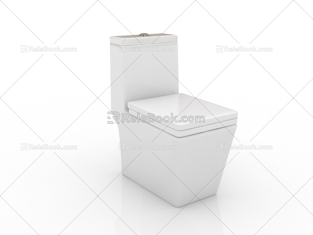 Modern Bathroom Supplies Toilet Smart Toilet Toilet 3d model