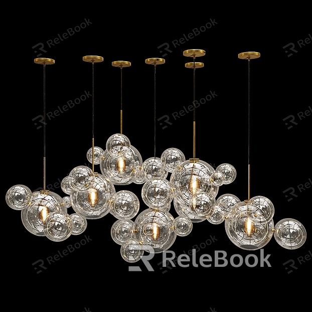 Light Luxury Multi-Head Bulb Chandelier model