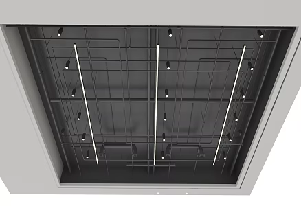 Modern Ceiling Ventilation Duct Ceiling Industrial Duct Ceiling 3d model