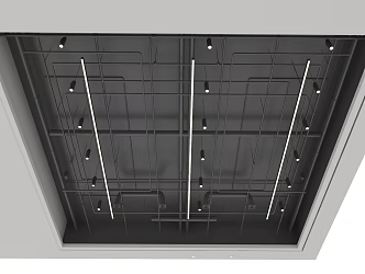 Modern Ceiling Ventilation Duct Ceiling Industrial Duct Ceiling 3d model
