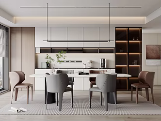 Modern Restaurant 3d model