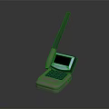 Professional Handheld Commercial Equipment with Long Antenna Small Display Screen and Keypad