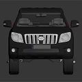 Black SUV With Chrome Grille Silver Alloy Wheels And Rugged Exterior Design