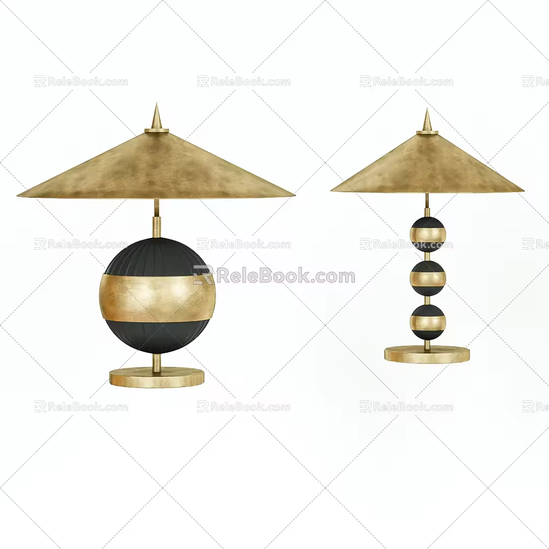 Post-modern table lamp 3d model