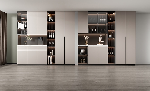 Modern Wine Cabinet Home Wine Cabinet 3d model