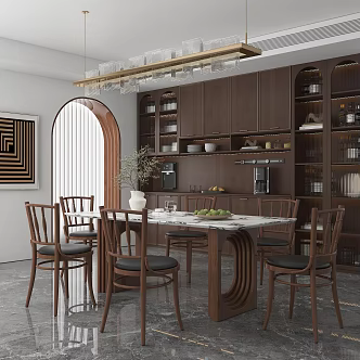 Modern Restaurant 3d model
