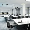 modern command center emergency command center hall 3d model