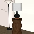 Table lamp table lamp side 3d model