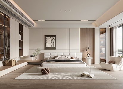 Modern Bedroom Home Bedroom 3d model