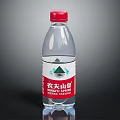 Nongfu Spring Mineral Water Transparent Bottle With Red Cap And Label