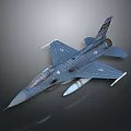 Advanced Gray Jet Fighter With Missiles For Aerospace Exploration