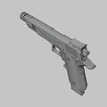 Weapon class pistol 3d model