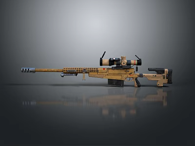 Modern Sniper Gun Sight Sniper Rifle Sci-Fi Sniper Rifle 3d model Modern Sniper Gun Sight Sniper Rifle Sci-Fi Sniper Rifle 3d model