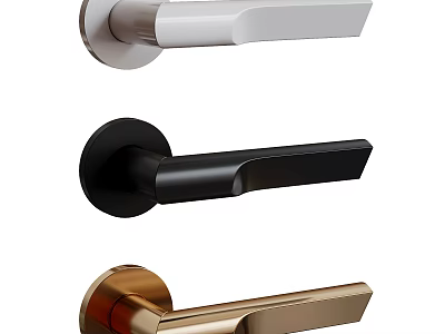 Modern Door Handle 3d model