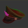 Army Hat Police Hat Officer Hat General Hat Hat Realistic 3d model