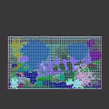 Colorful Tropical Fish Tank with Aquatic Plants Decorative Arch and Starfish