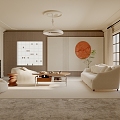 Living room 3d model