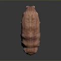Game Movie Character Pink Bulbous Body With Smooth Skin And Short Legs