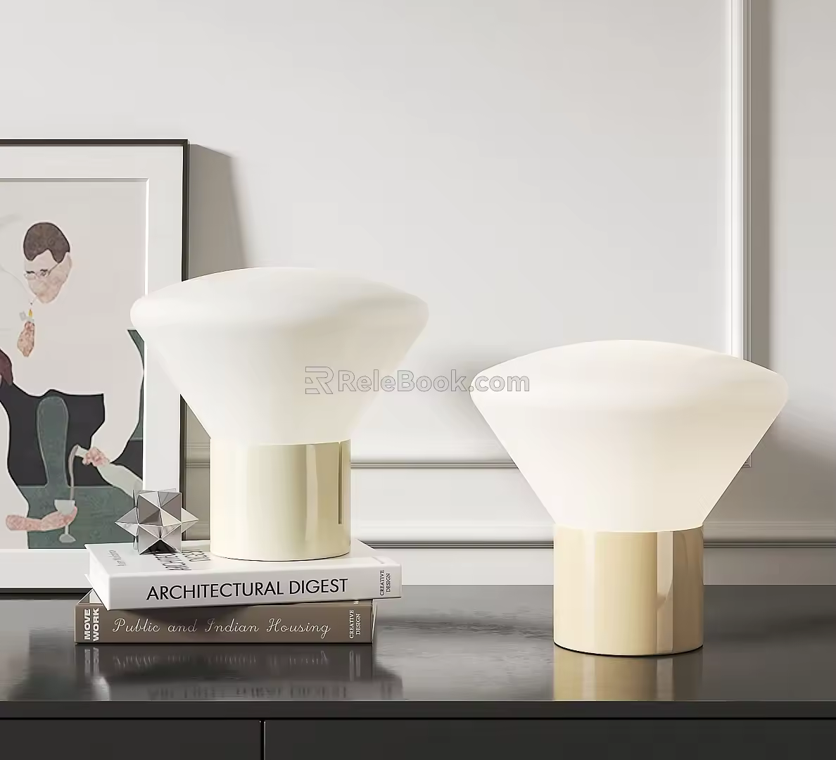 Modern Table Lamp Simple Table Lamp 3d model