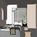 Elegant Modern Beauty Hair Salon Interior With Luxurious Styling Stations And Chairs