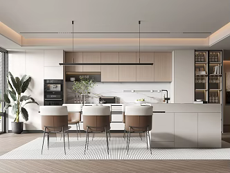Modern Restaurant 3d model
