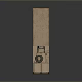 Military Sand Colored Armored Combat Tank With Turret And Tracked Design