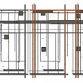 Industrial Pipe System Layout Design With Structural Framework And Components