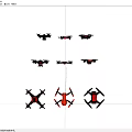 Colorful Red and Orange Drone Models for Modern Daily Living Needs