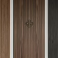 Minotti Chinese Style Solid Wood Wardrobe Doors With Diverse Handle Designs 3d model