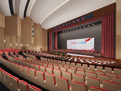 Report Hall 3d model