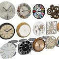 Modern Clock 3d model