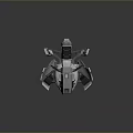 Futuristic Space Exploration Lander With Mechanical Legs Design For Cosmic Missions