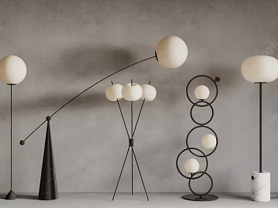 Modern Artistic Floor Lamps With Diverse Designs 3d model