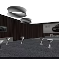 Volkswagen Photon Car Showroom Display With Screen Cello And Lighting